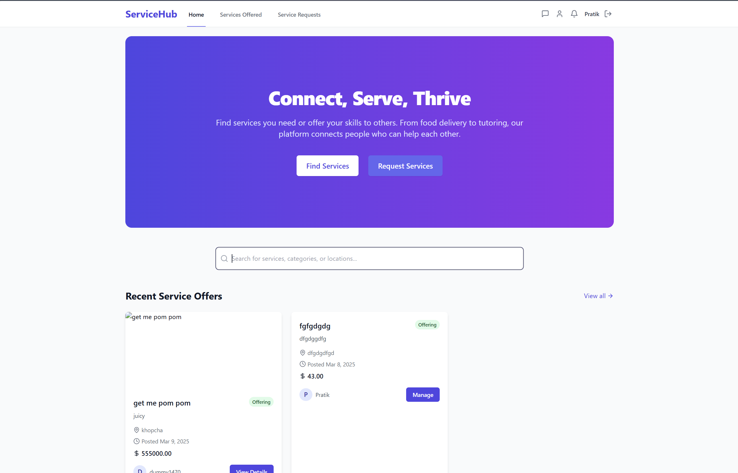 Service App Project
